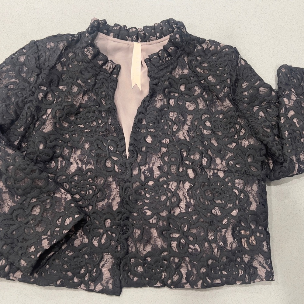Elegant Black Lace Women’s Jacket - Picture 2 of 3